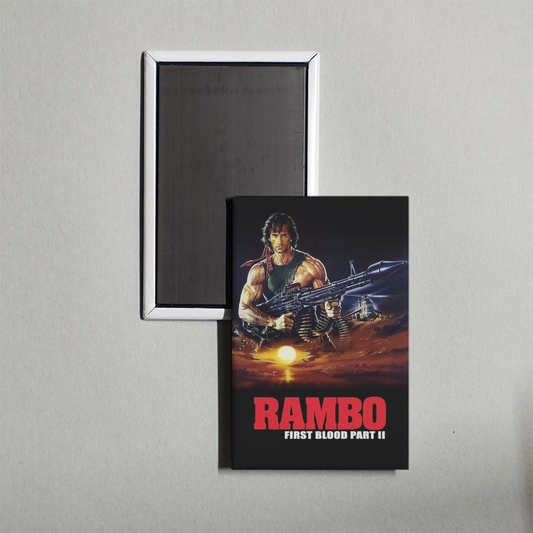Rambo First Blood Part II Mini Movie Fridge Magnet