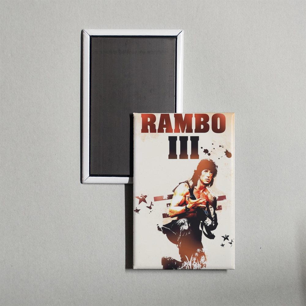 Rambo III Mini Movie Fridge Magnet