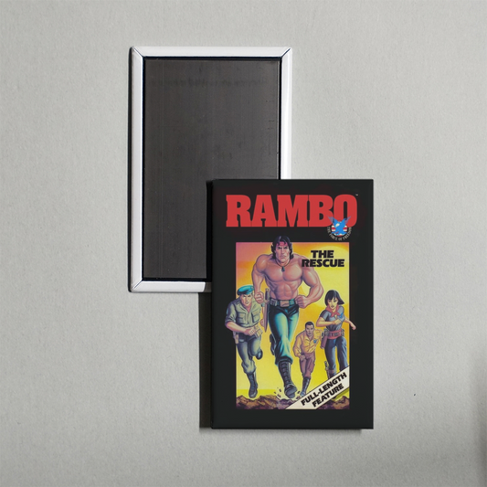 Rambo The Rescue Mini Movie Fridge Magnet