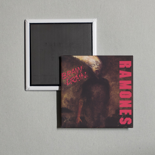 Ramones - Brain Drain Album Cover Fridge Magnet