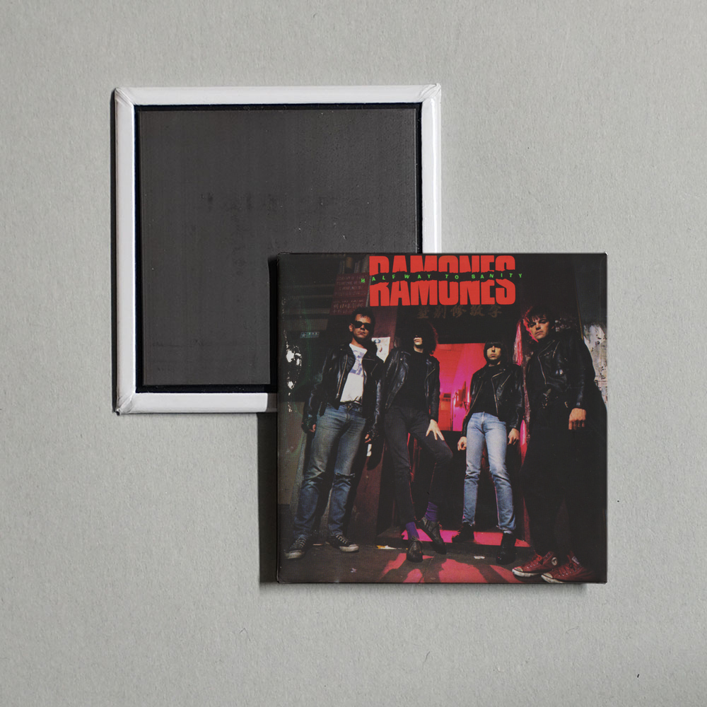 Ramones - Halfway to Sanity Album Cover Fridge Magnet
