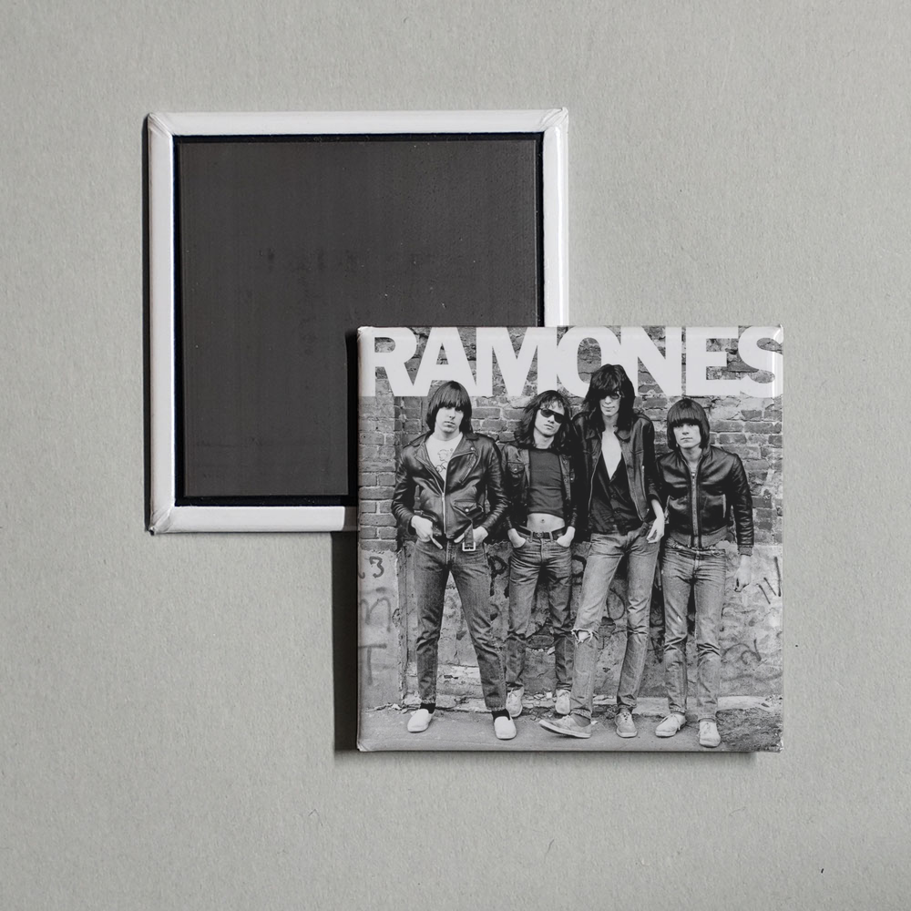 Ramones - Ramones (40th Anniversary Deluxe Edition; 2016 Remaster) Album Cover Fridge Magnet