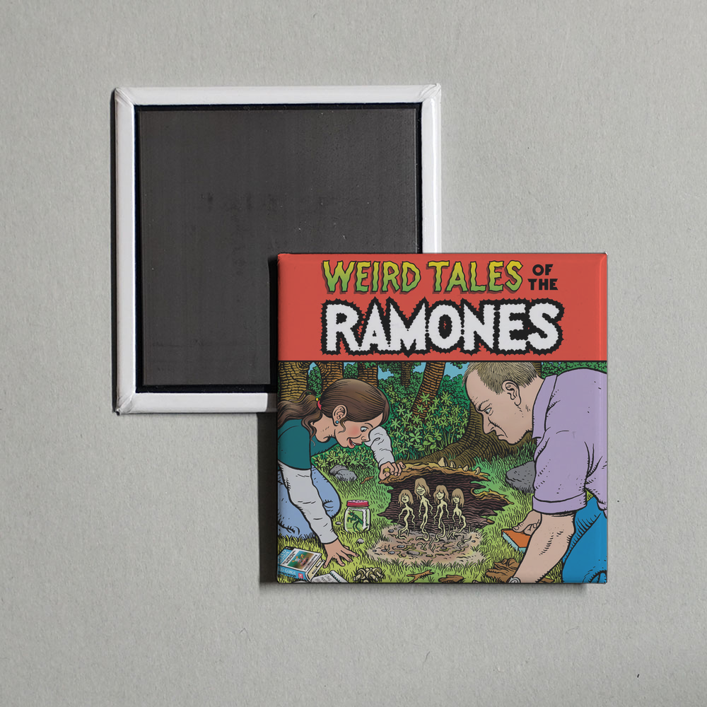 Ramones - Weird Tales of The Ramones (1976 - 1996) Album Cover Fridge Magnet