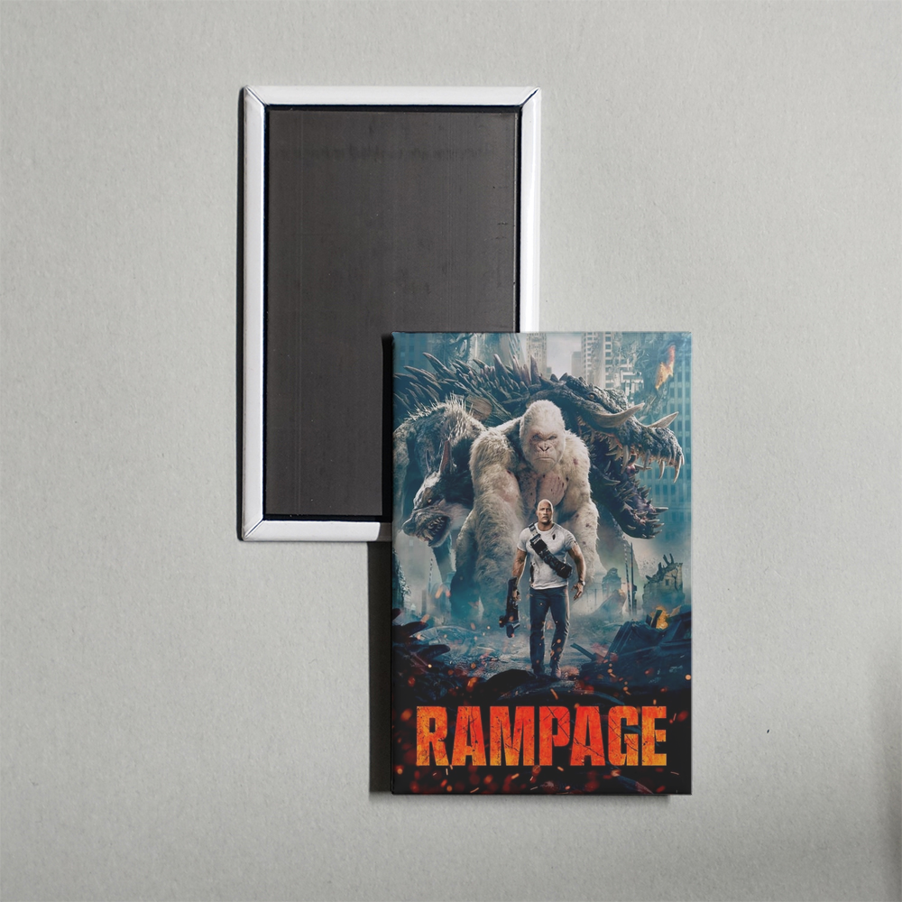 Rampage Mini Movie Fridge Magnet