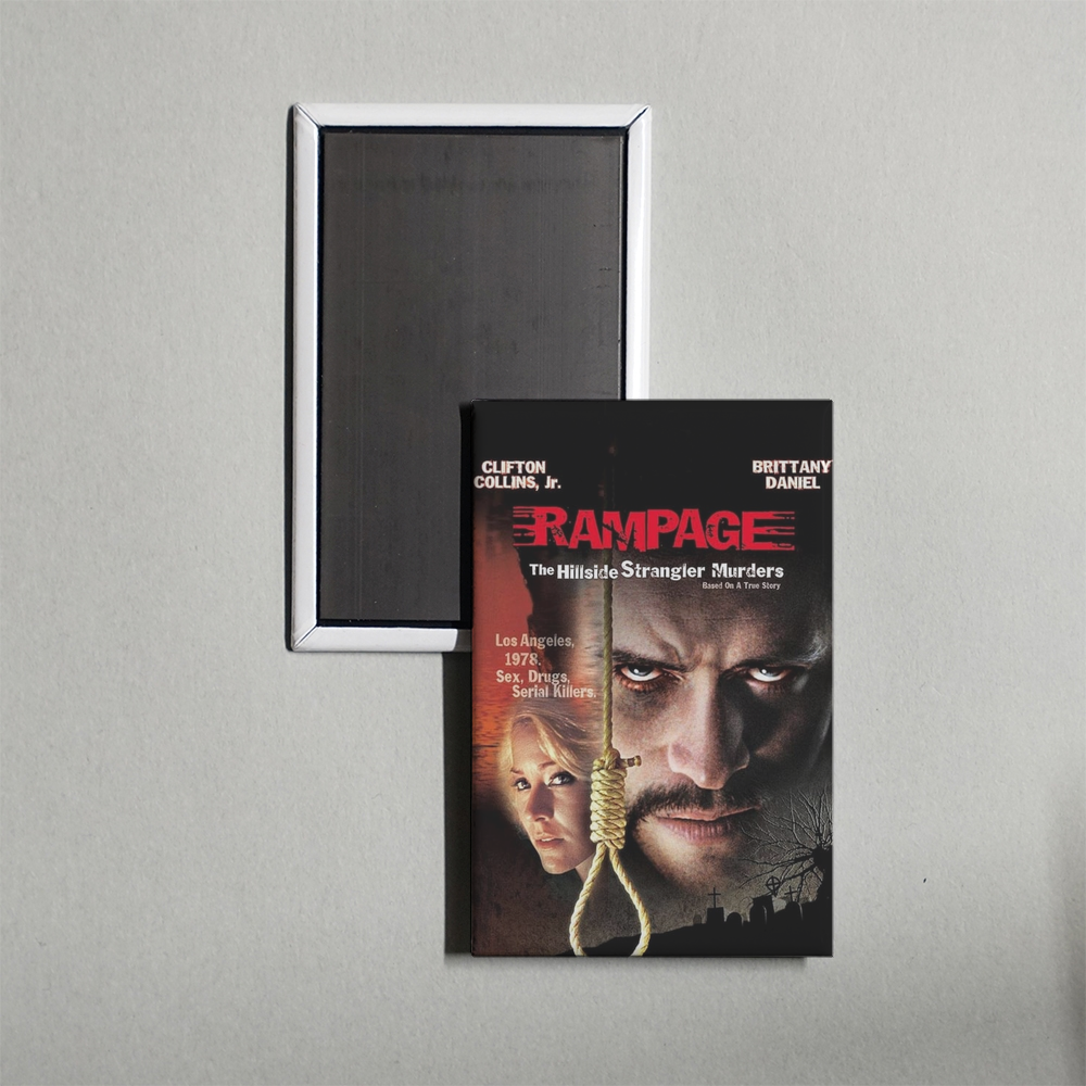 Rampage The Hillside Strangler Murders Mini Movie Fridge Magnet