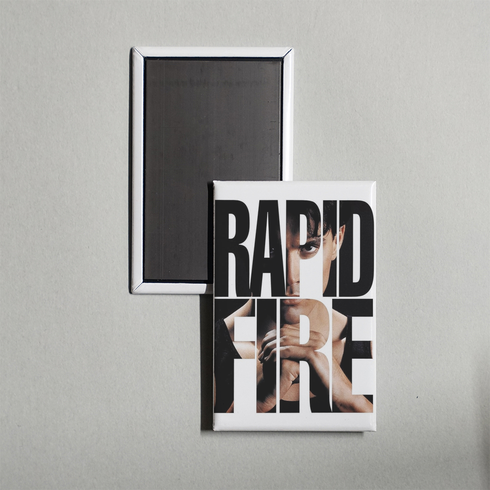 Rapid Fire Mini Movie Fridge Magnet