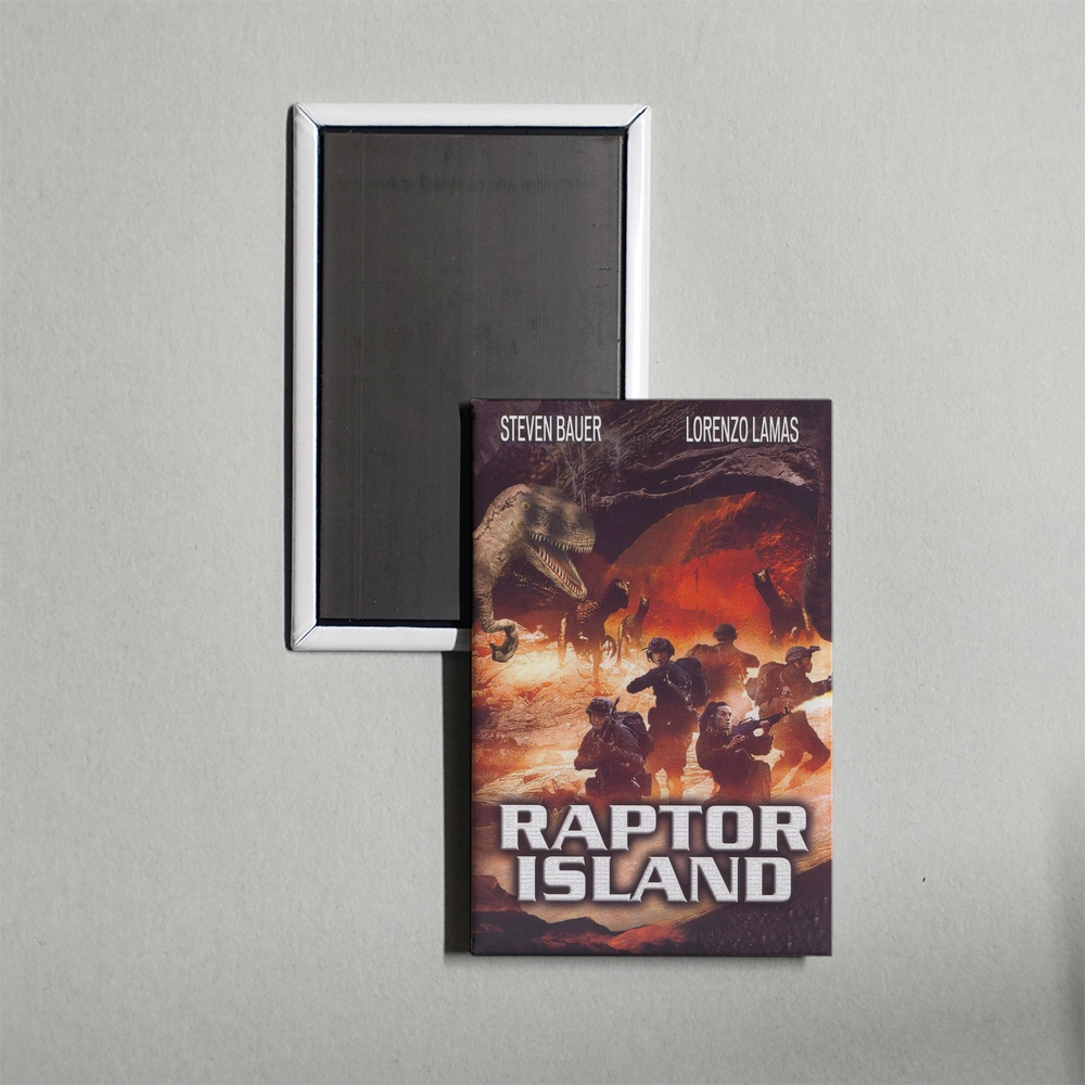 Raptor Island Mini Movie Fridge Magnet