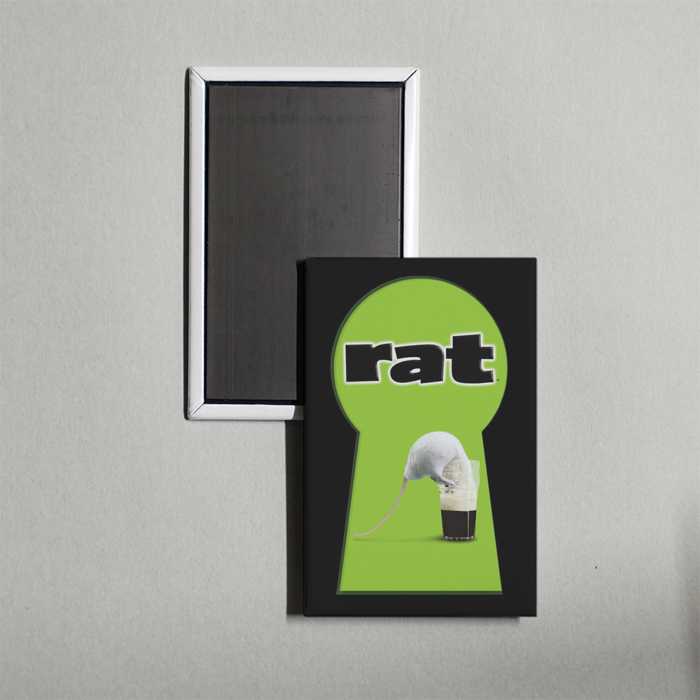 Rat Mini Movie Fridge Magnet