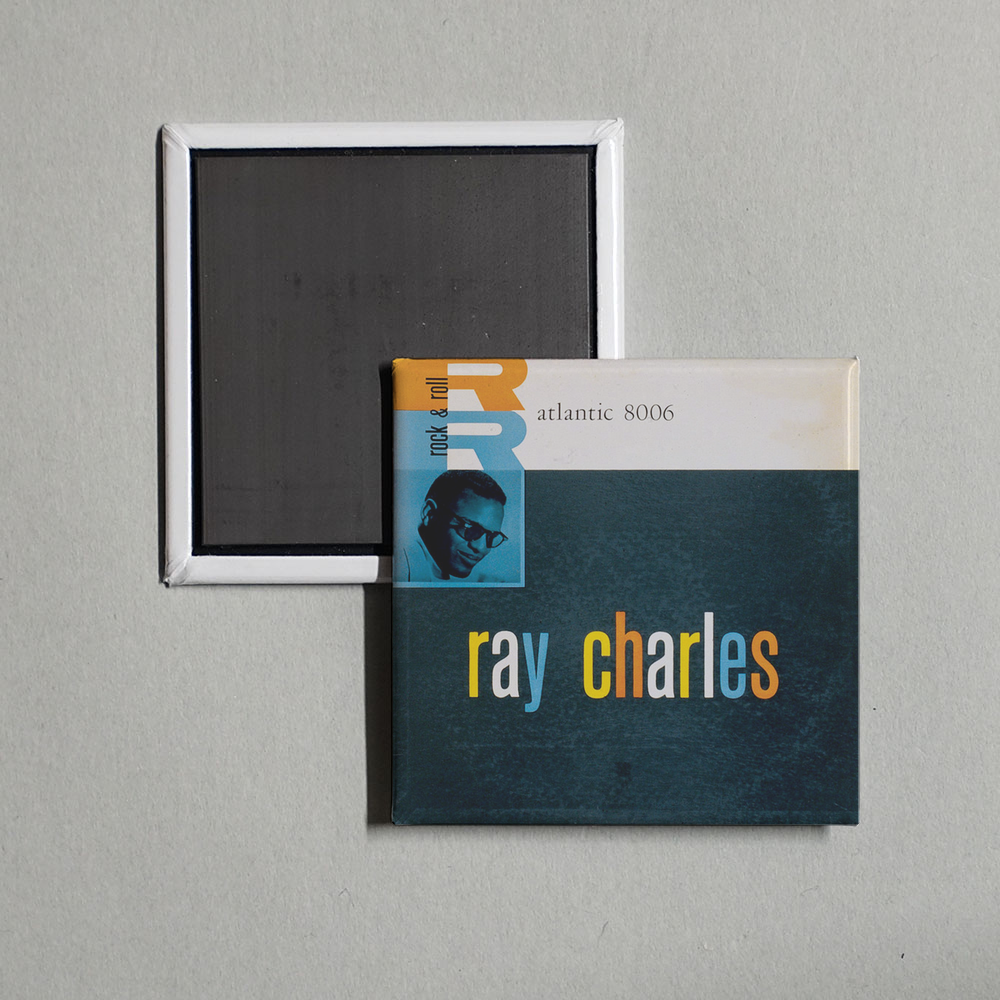 Ray Charles - Ray Charles (aka Hallelujah, I Love Her So) Album Cover Fridge Magnet