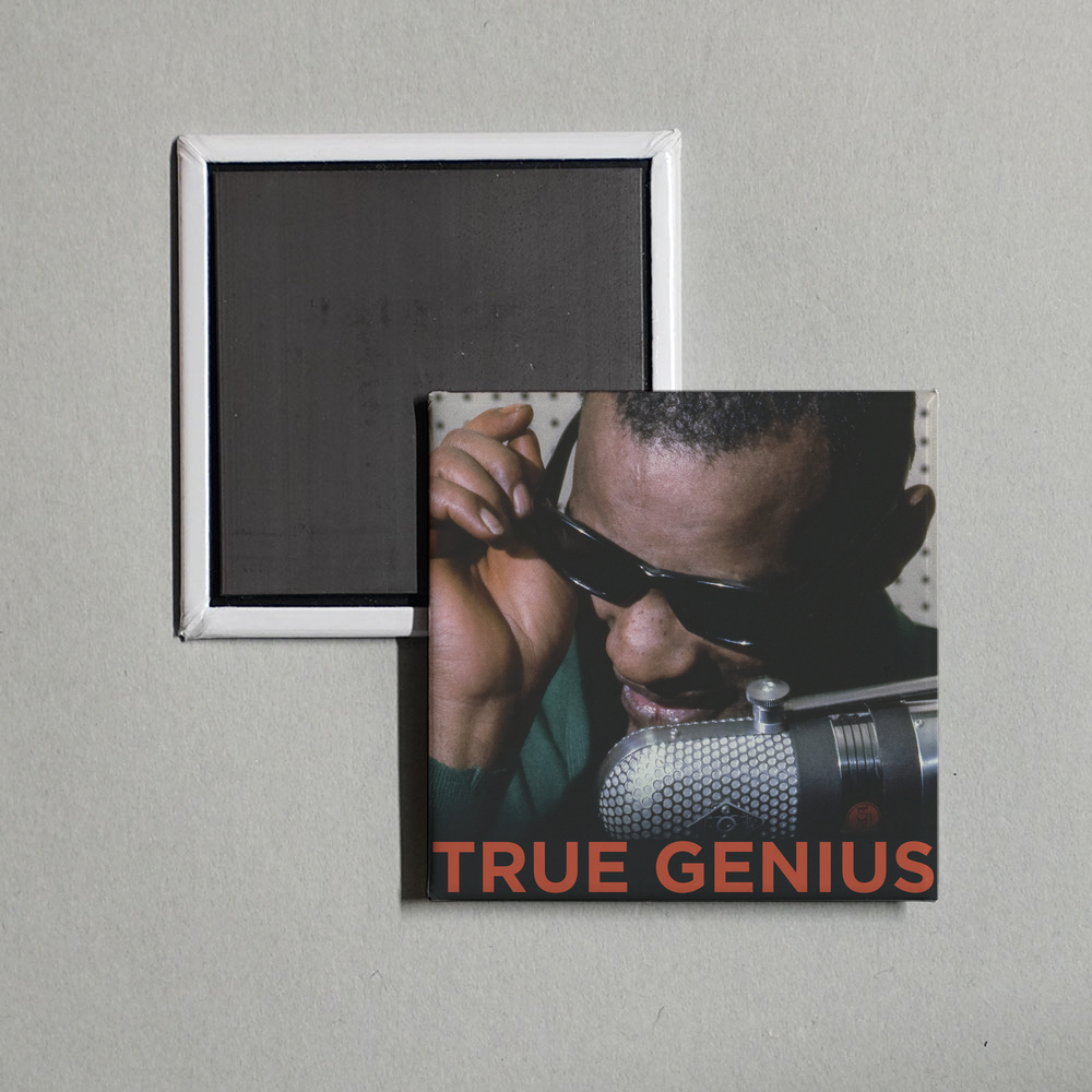Ray Charles - True Genius Album Cover Fridge Magnet