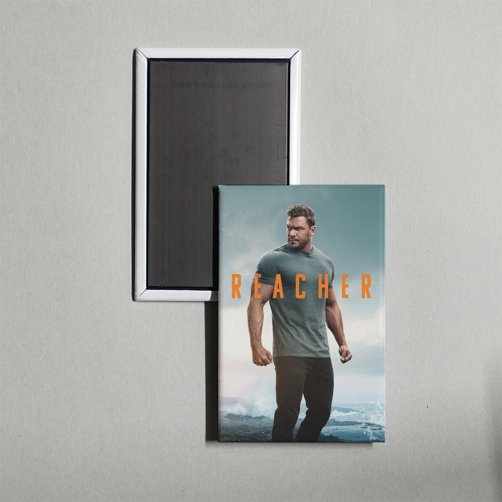 Reacher TV Show Fridge Magnet