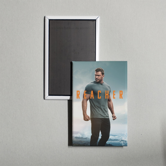 Reacher TV Show Fridge Magnet