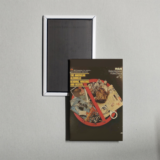 Reading, Writing, and Reefer Mini Movie Fridge Magnet