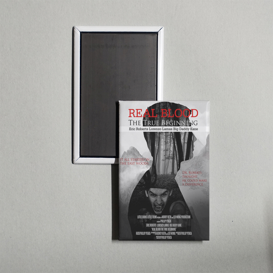 Real Blood The True Beginning Mini Movie Fridge Magnet
