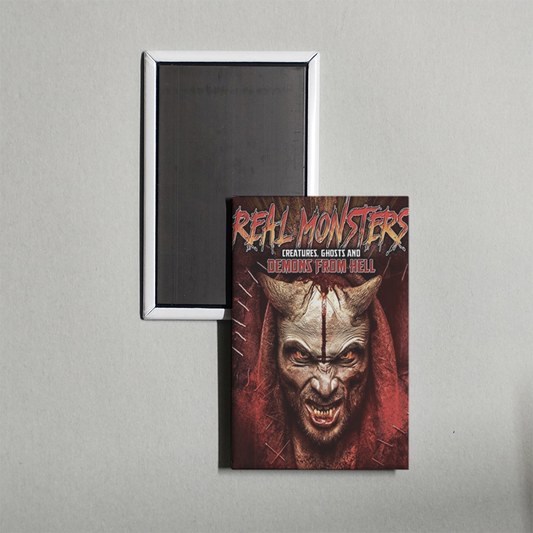 Real Monsters, Creatures, Ghosts and Demons from Hell Mini Movie Fridge Magnet