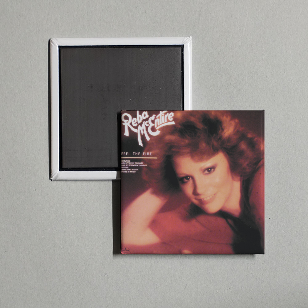 Reba McEntire - Feel The Fire Album Cover Fridge Magnet