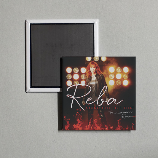 Reba McEntire - Going Out Like That (Bummerman Remix) Album Cover Fridge Magnet