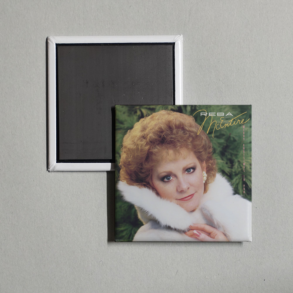 Reba McEntire - Merry Christmas To You Album Cover Fridge Magnet
