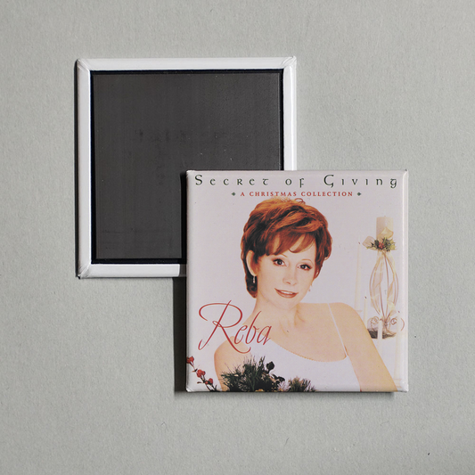 Reba McEntire - Secret Of Giving A Christmas Collection Album Cover Fridge Magnet