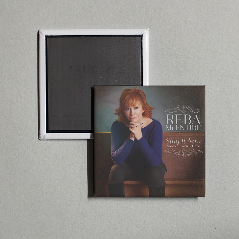 Reba McEntire - Sing It Now Songs Of Faith & Hope Album Cover Fridge Magnet
