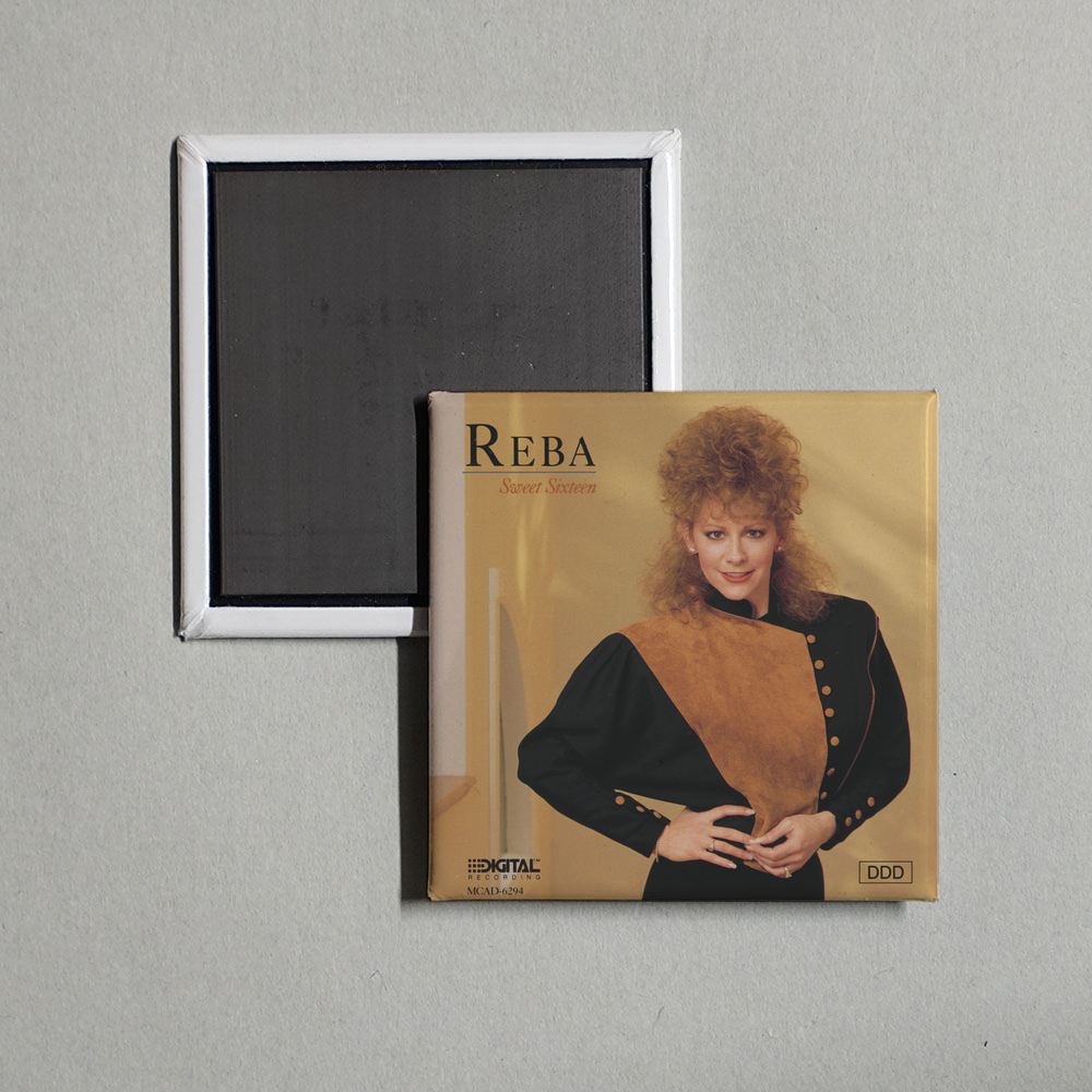 Reba McEntire - Sweet Sixteen Album Cover Fridge Magnet