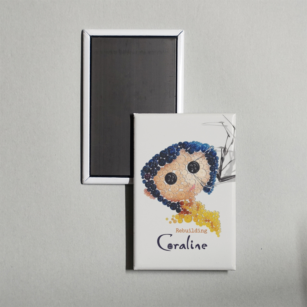 Rebuilding Coraline Mini Movie Fridge Magnet