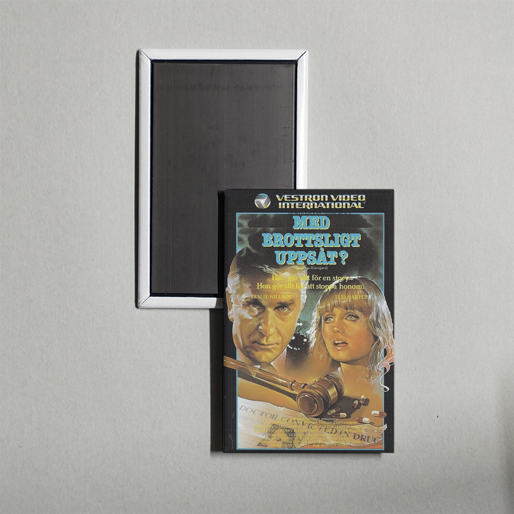Reckless Disregard Mini Movie Fridge Magnet