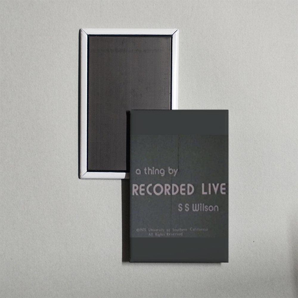 Recorded Live Mini Movie Fridge Magnet