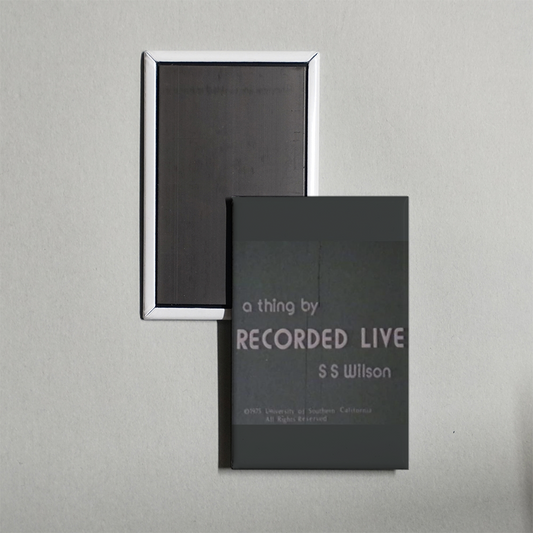 Recorded Live Mini Movie Fridge Magnet