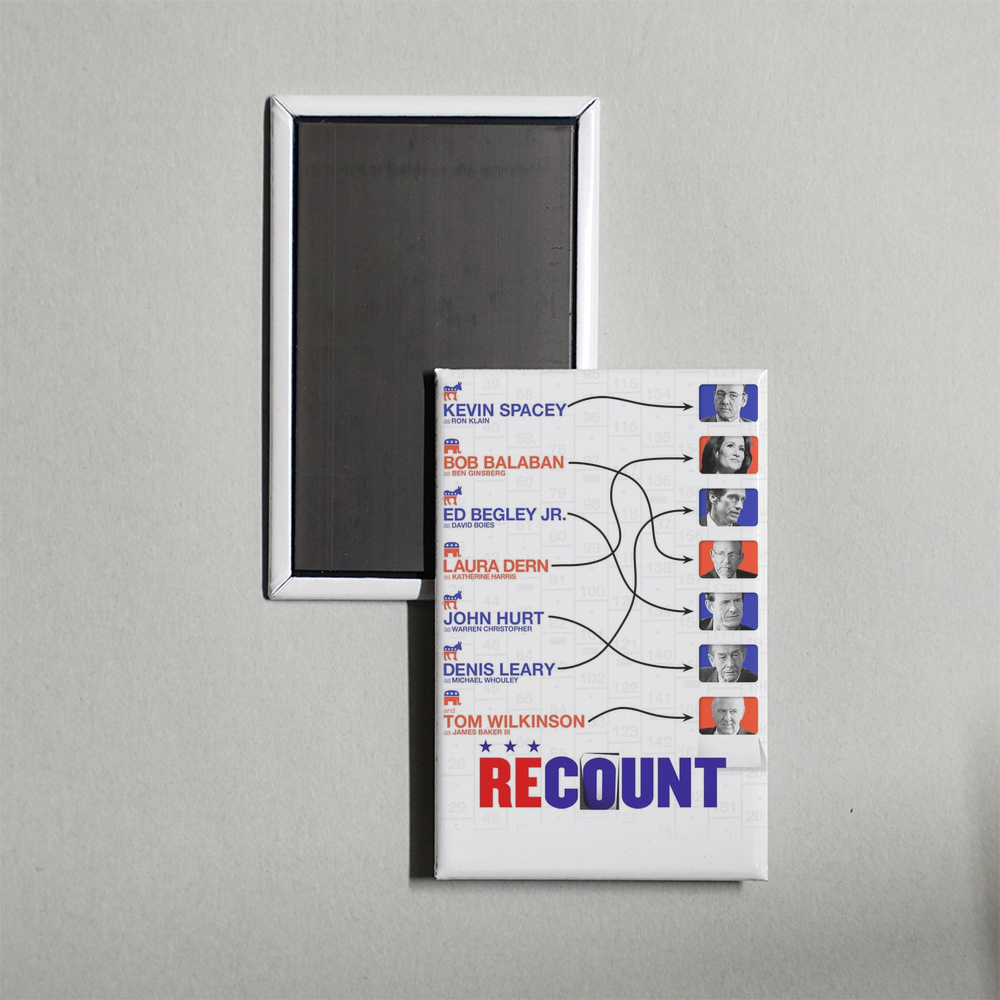 Recount Mini Movie Fridge Magnet
