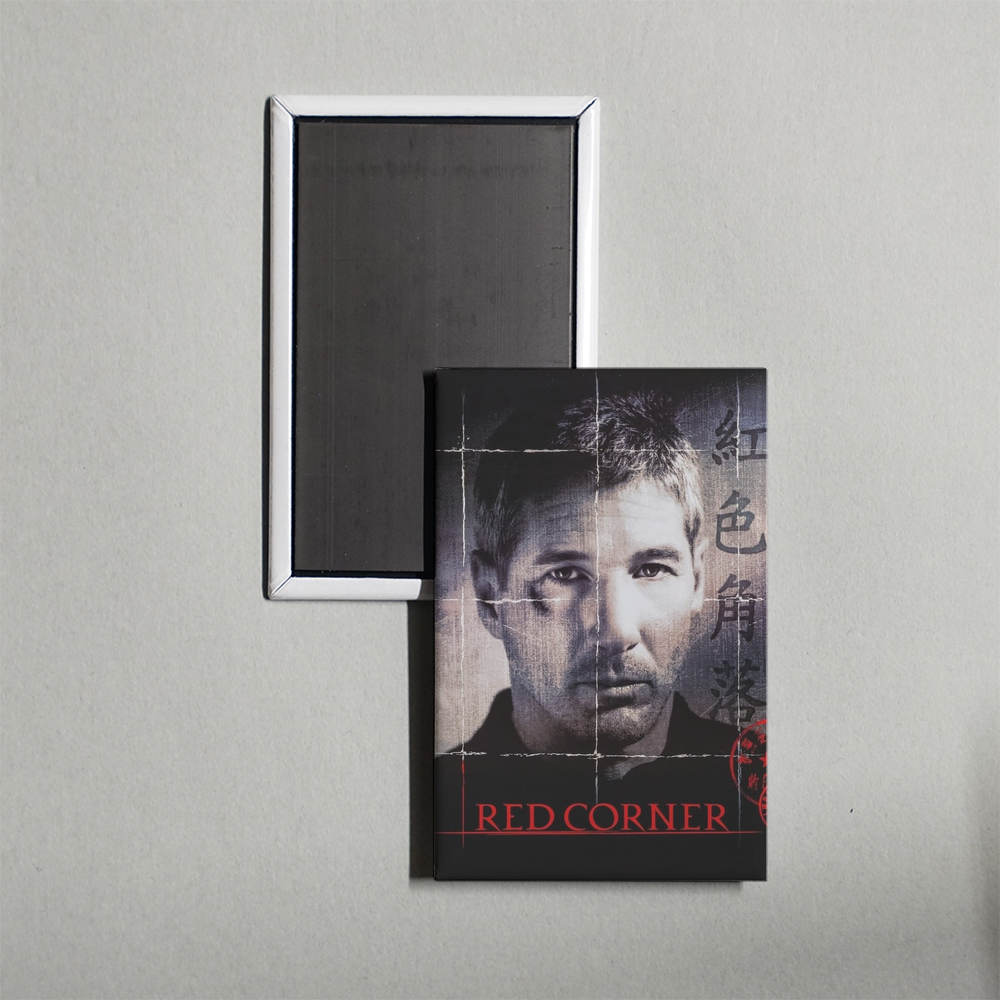 Red Corner Mini Movie Fridge Magnet