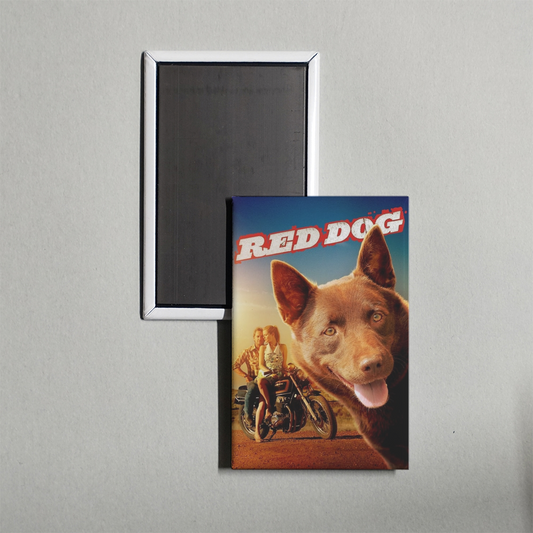 Red Dog Mini Movie Fridge Magnet
