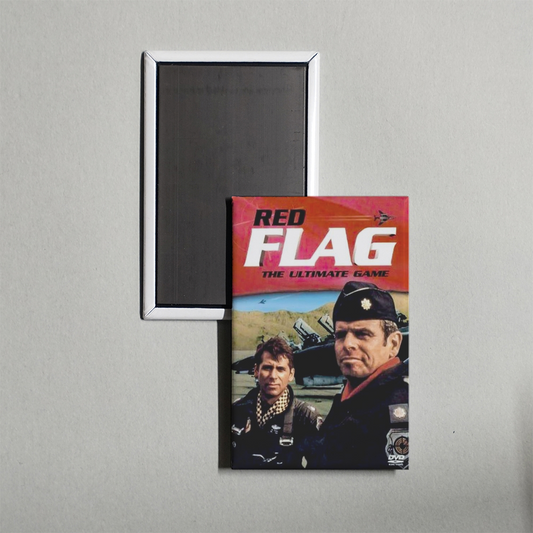 Red Flag The Ultimate Game Mini Movie Fridge Magnet