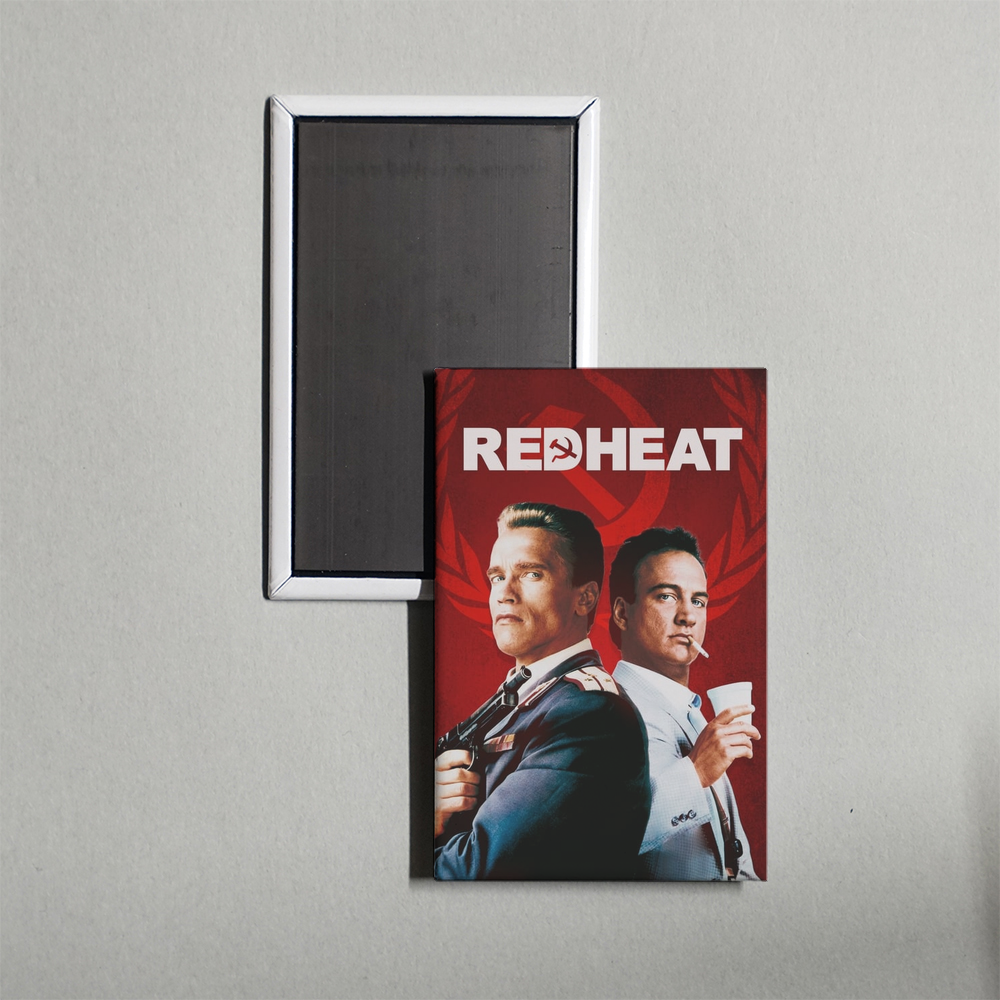 Red Heat Mini Movie Fridge Magnet