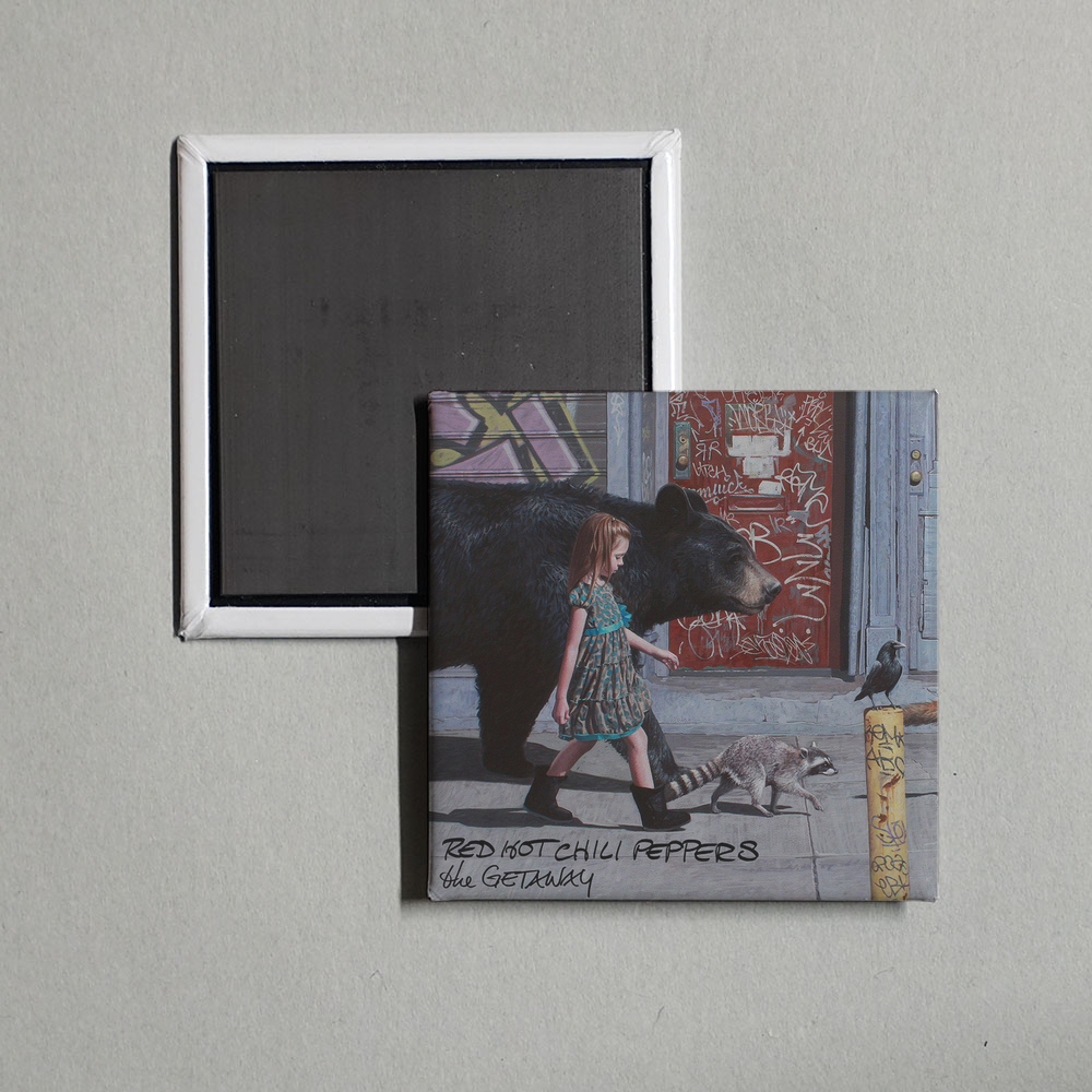 Red Hot Chili Peppers - The Getaway Album Cover Fridge Magnet