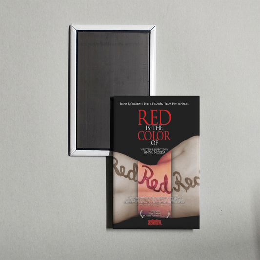 Red Is the Color of Mini Movie Fridge Magnet