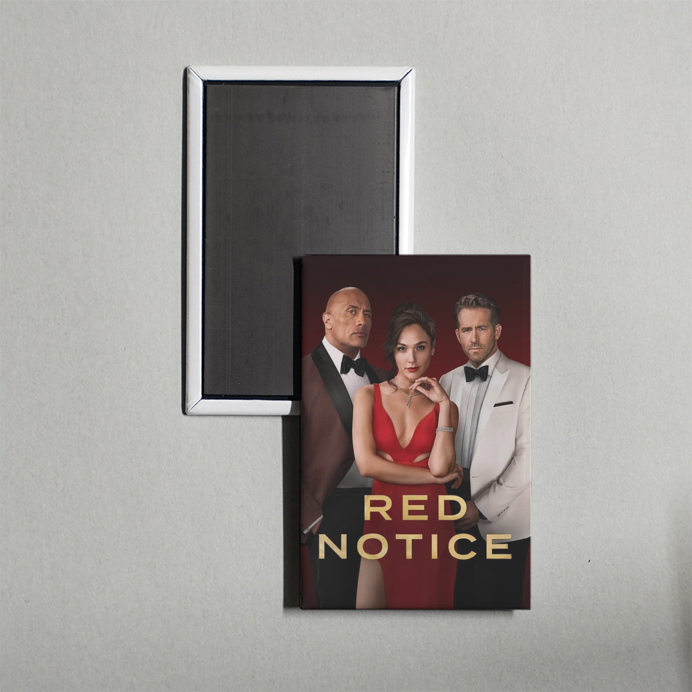 Red Notice Mini Movie Fridge Magnet