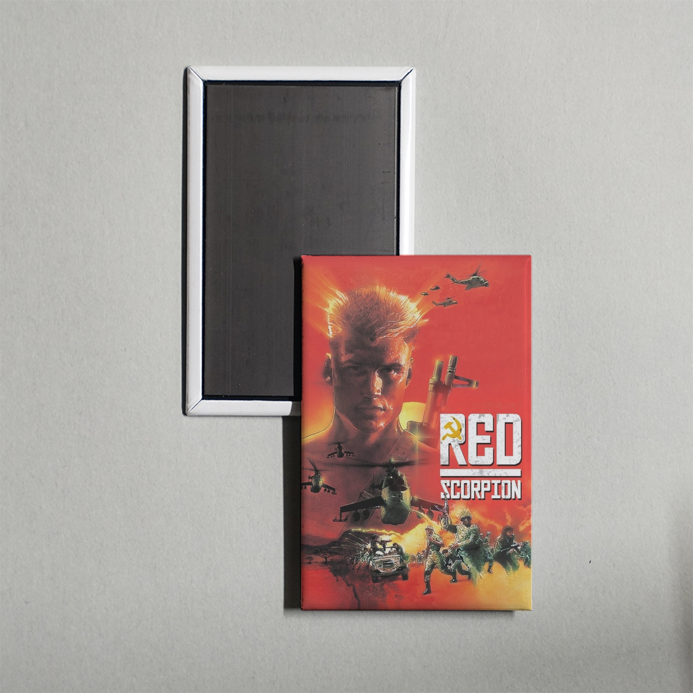 Red Scorpion Mini Movie Fridge Magnet