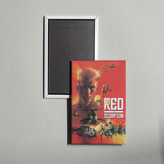 Red Scorpion Mini Movie Fridge Magnet