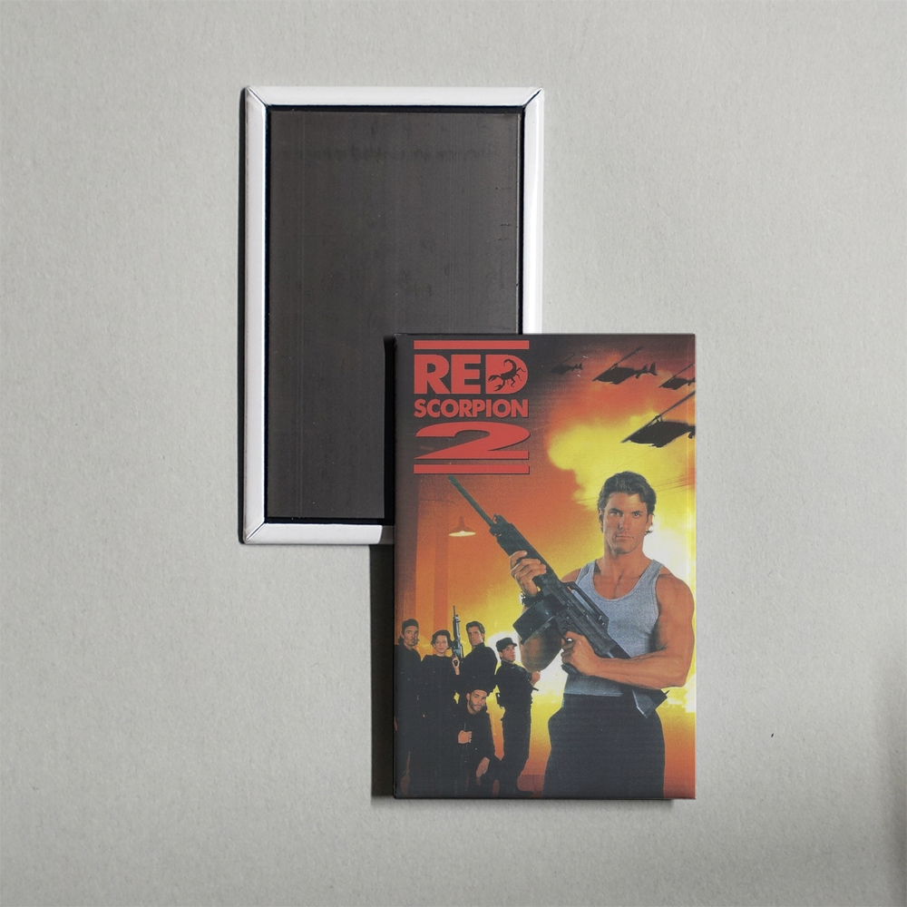 Red Scorpion 2 Mini Movie Fridge Magnet