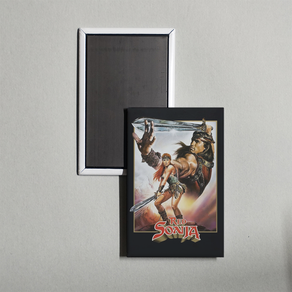 Red Sonja Mini Movie Fridge Magnet