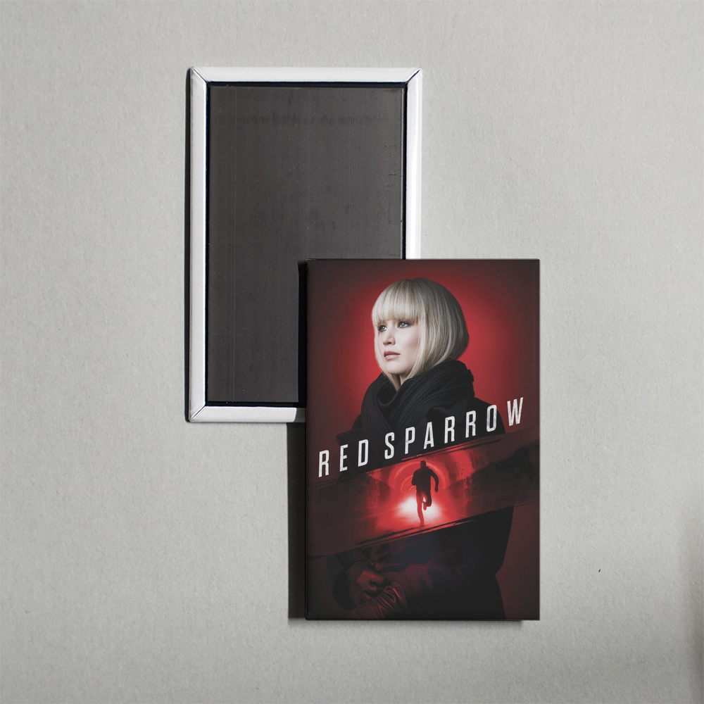 Red Sparrow Mini Movie Fridge Magnet