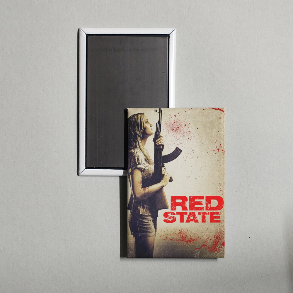 Red State Mini Movie Fridge Magnet