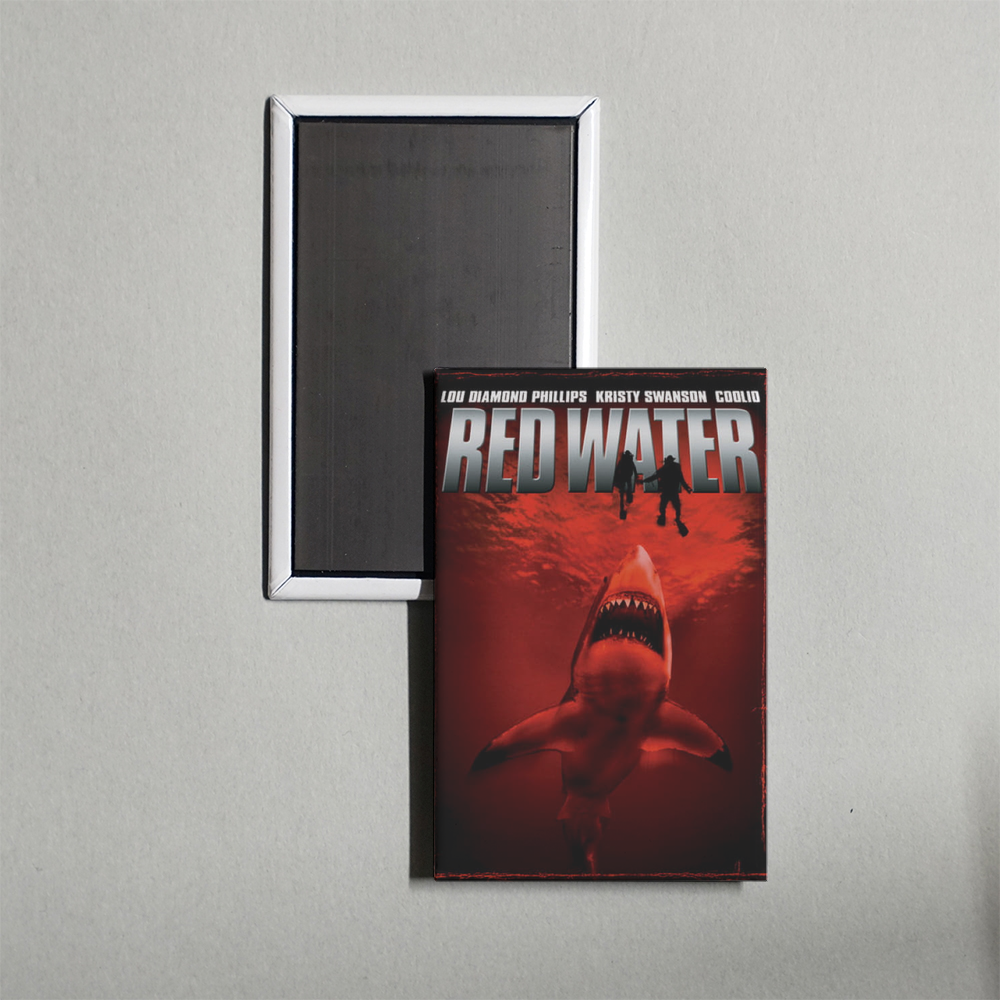 Red Water Mini Movie Fridge Magnet