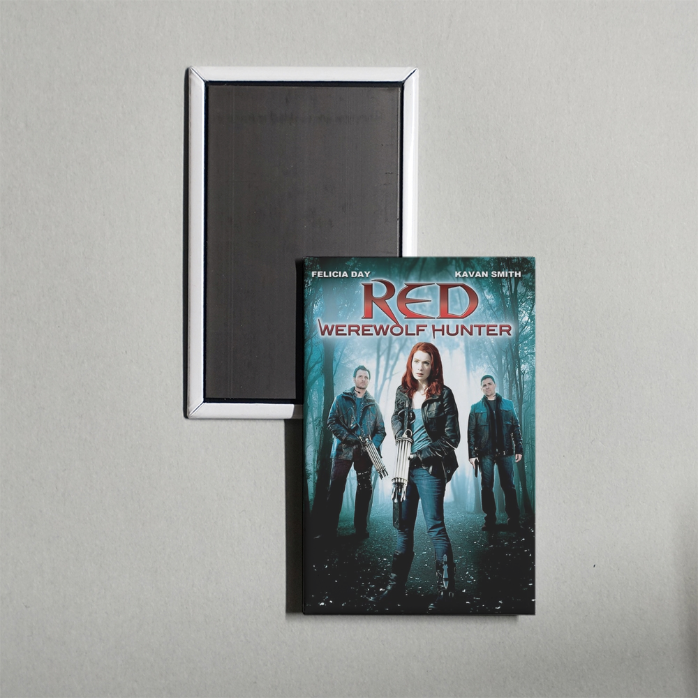 Red Werewolf Hunter Mini Movie Fridge Magnet