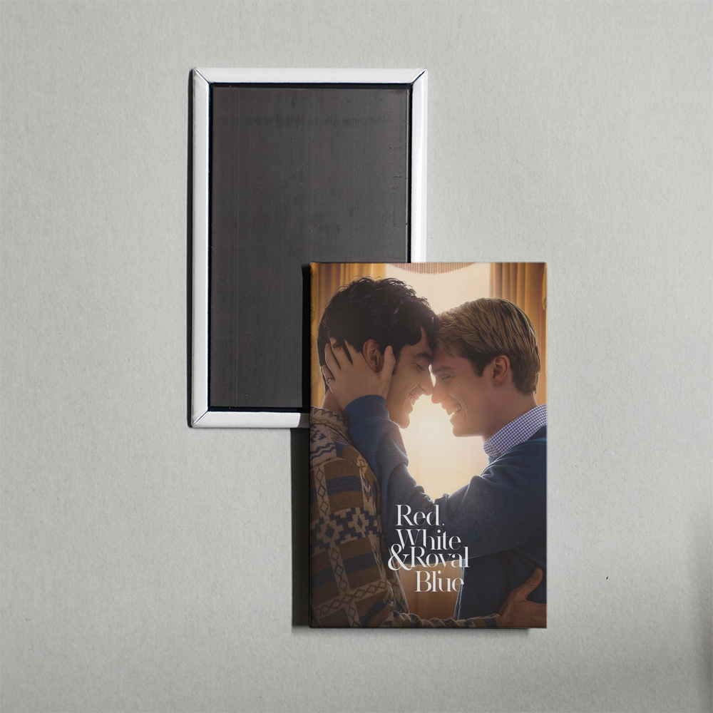 Red, White & Royal Blue Mini Movie Fridge Magnet