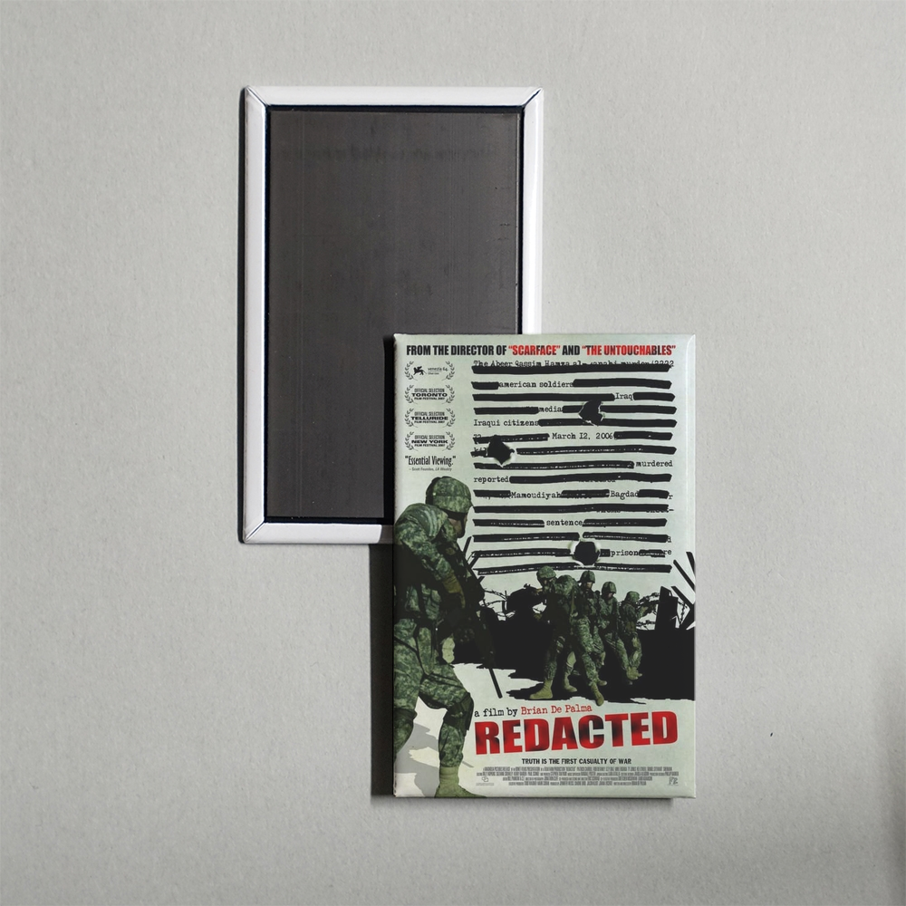 Redacted Mini Movie Fridge Magnet
