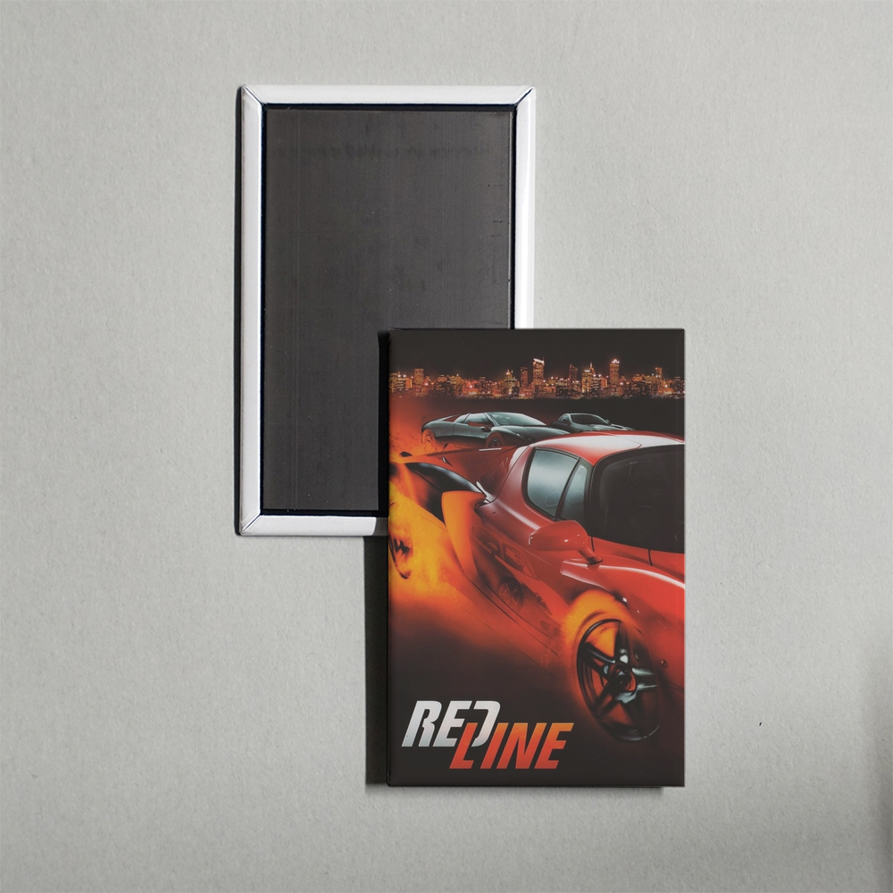 Redline Mini Movie Fridge Magnet