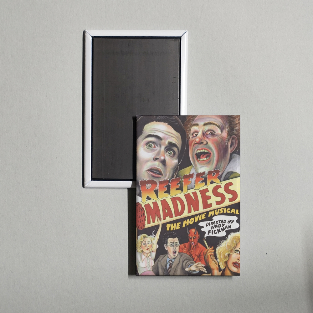 Reefer Madness The Movie Musical Mini Movie Fridge Magnet