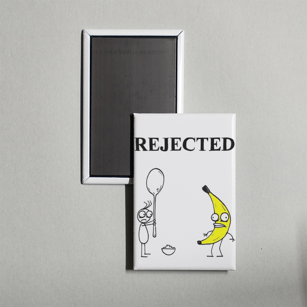 Rejected Mini Movie Fridge Magnet